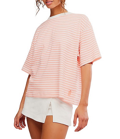 FP Movement Stripe Tackle Crew Neck Short Sleeve Tee