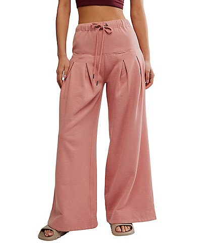 FP Movement Studio Siren High Rise Wide Leg Drawstring Pants