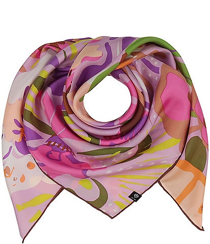 Fraas Birds Of Paradise Silk Square Scarf
