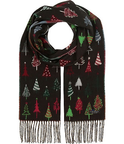 Fraas Christmas Fir Tree Motif Oblong Scarf