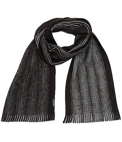 Fraas Rib Ombre Fringed Scarf