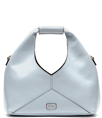 FRANCES VALENTINE Crescent Leather Handle Tote Bag