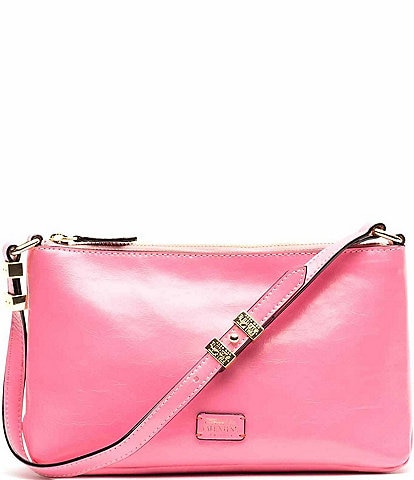 FRANCES VALENTINE Freddie Crinkle Leather Soft Pouch Shoulder Bag