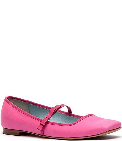 FRANCES VALENTINE Jude Leather Mary Jane Ballet Flats