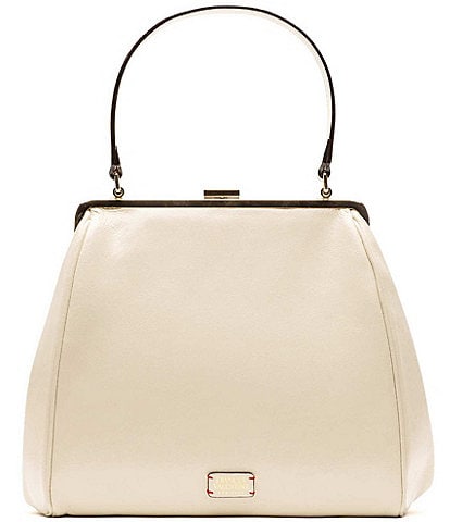 FRANCES VALENTINE Katherine Crinkled Leather Frame Bag