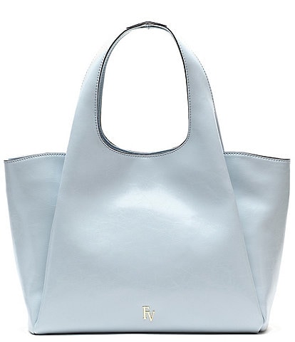 FRANCES VALENTINE Portia Crinkle Leather Satchel Bag