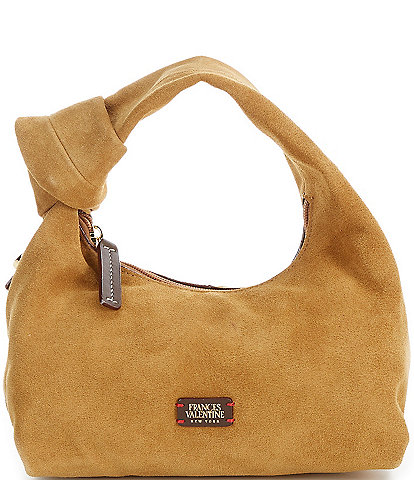 FRANCES VALENTINE Tinsley Hobo Suede Shoulder Bag