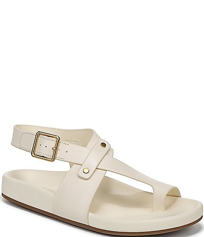 Franco Sarto Blair Leather Toe Loop Sandals