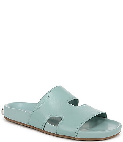 Franco Sarto Britt Leather Flat Slides