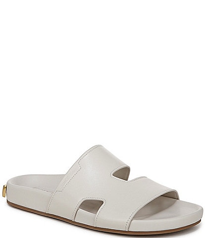Franco Sarto Britt Leather Flat Slides