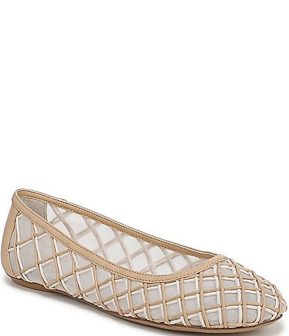 Franco Sarto Christina 4 Lattice Mesh Ballet Flats