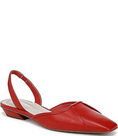 Sarto by Franco Sarto Debbie Leather Slingback Flats