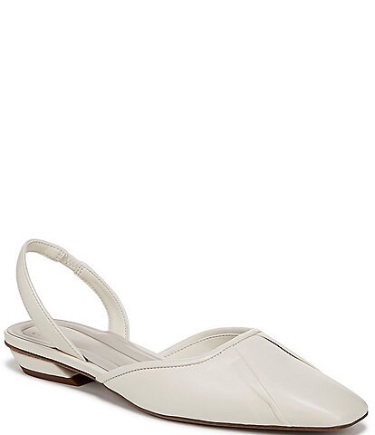 Sarto by Franco Sarto Debbie Leather Slingback Flats