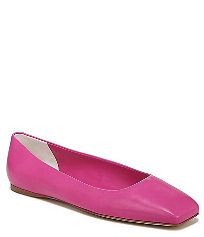 Franco Sarto Flexa Amaya Leather Square Toe Flats
