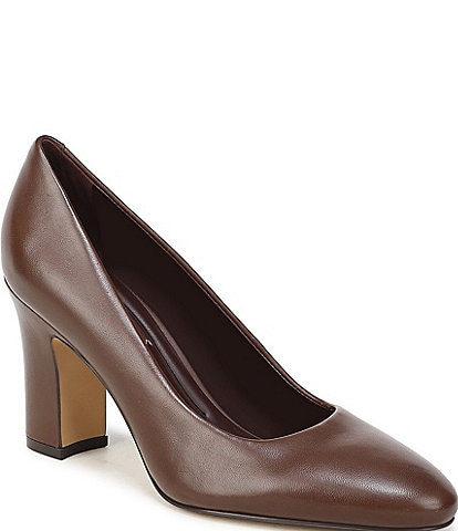 Franco Sarto Flexa Junia Leather Pointed Toe Pumps