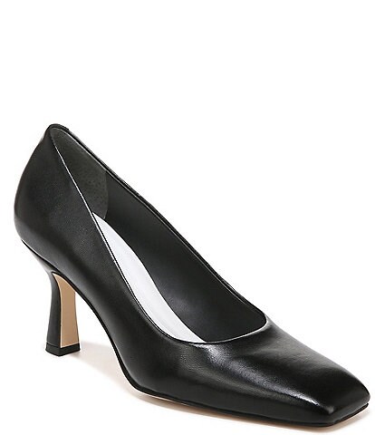 Franco Sarto Flexa Aela Leather Square Toe Pumps