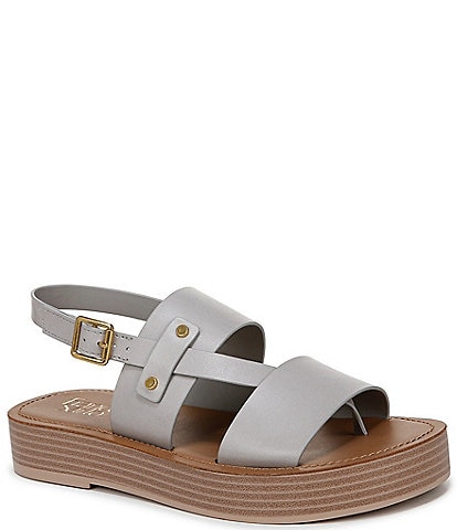 Franco Sarto Genova Leather Platform Sandals