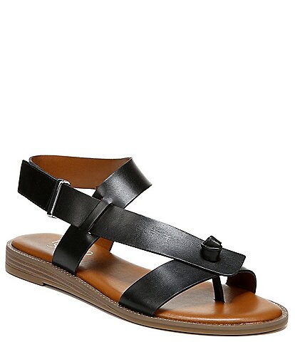 Franco Sarto Glenni Leather Thong Sandals