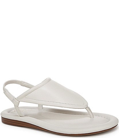 Franco Sarto Jocelyn Leather Slingback Thong Sandals