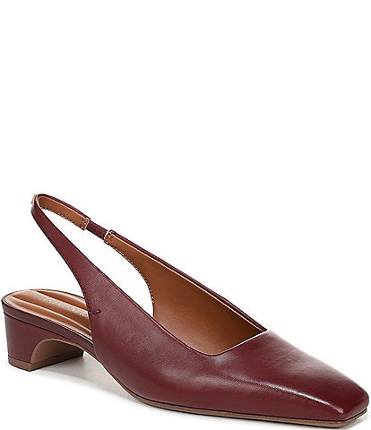 Franco Sarto Lyanna Leather Slingback Pumps