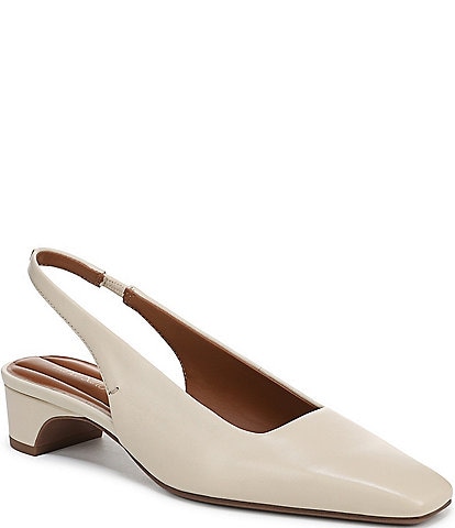 Franco Sarto Lyanna Leather Slingback Pumps