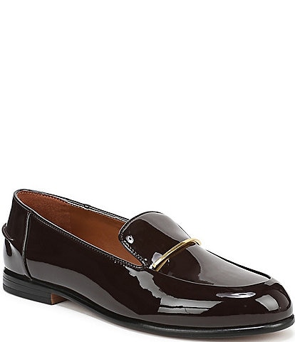 Franco Sarto Mirabelle Patent Bar Hardware Loafers