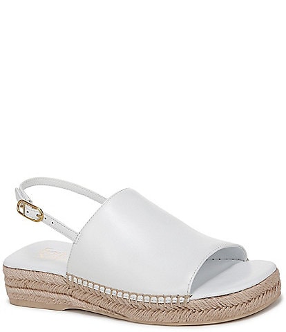 Franco Sarto Rune Leather Espadrille Sandals