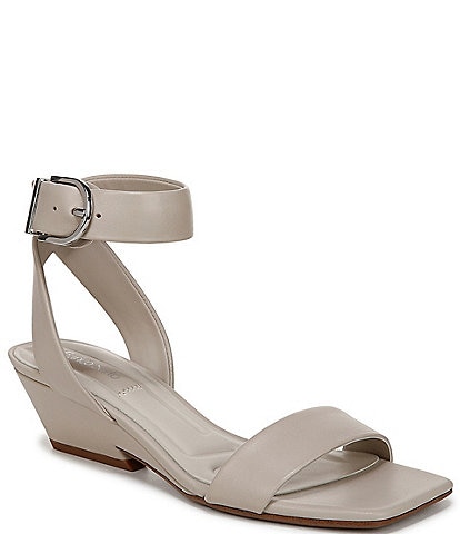 Franco Sarto Savini Leather Ankle Strap Sandals