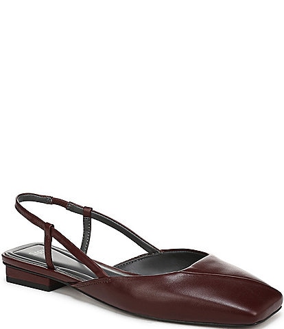 Sarto by Franco Sarto Telica Leather Slingback Flats