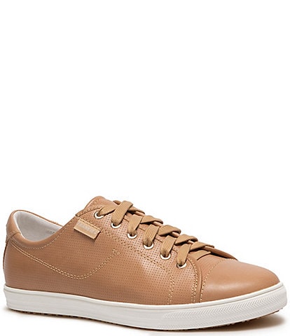 FRANKIE4 Nat III Leather Camel Sneakers