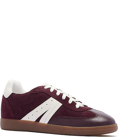 FRANKIE4 Perforated Levi Suede & Leather Sneakers