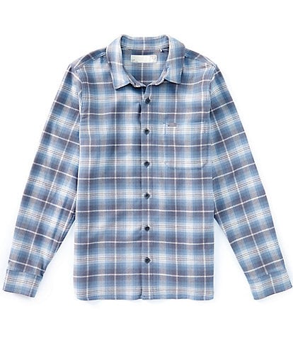Free Fly Plaid Seawool Flannel Long Sleeve Woven Shirt