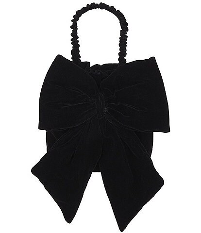 Free People Belle Velvet Bow Novelty Bag