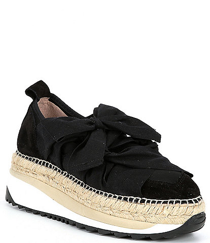 Free People Chapmin Suede Chunky Espadrille Platform Sneakers