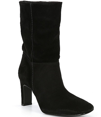 Free People Claudette Slouch Suede Booties