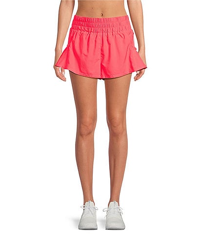 Lenago Athletic Dress for Women Hot Shot Workout Mini Dress Oversized  Tennis Romper Split/Built-in Shorts
