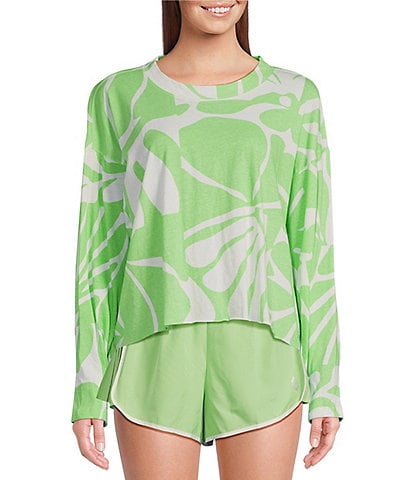 Free People FP Movement Inspire Layer Printed Long Sleeve Pullover