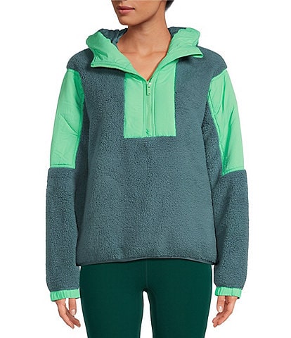 Free People FP Movement Lead The Pack Color Blocked Hooded Pullover