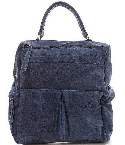 Free People Paint The Town Suede Backpack