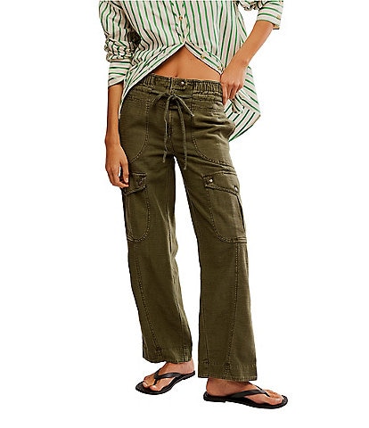 Free People Park Ave High Rise Cargo Pants