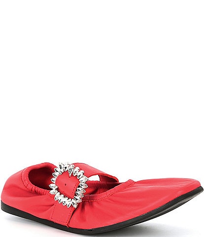 Free People Ursa Gemini Leather Ornament Ballet Flats