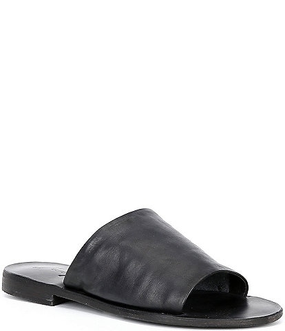 Free People Vicente Leather Slide Sandals