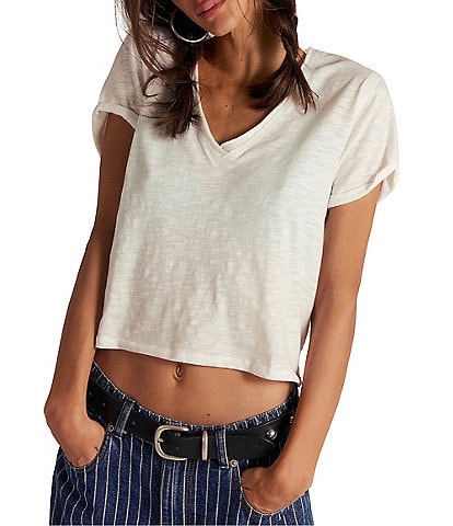 Free People We The Free Take 2 V-Neck Short Sleeve Tee