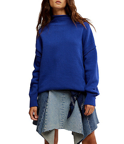 Free People We The Free Torres Roll Neck Long Sleeve Sweater