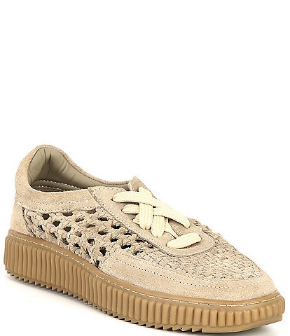 Free People Wimberly Suede Woven Sneakers