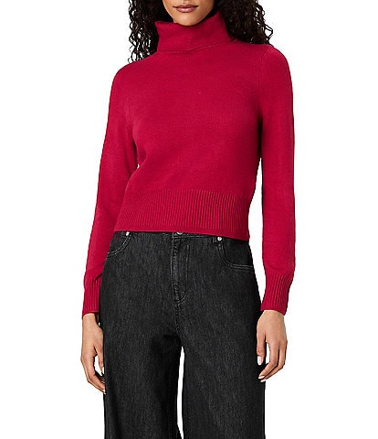 French Connection Babysoft Stretchy Knit Turtleneck Long Sleeve Sweater