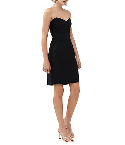French Connection Echo Crepe Sweetheart Strapless Mini Dress