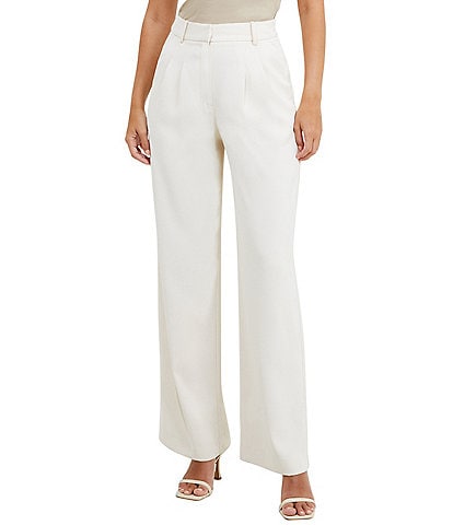 French Connection Harry Suiting High Waisted Coordinating Wide Leg Pants