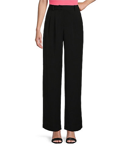 French Connection Harry Suiting High Waisted Coordinating Wide Leg Pants