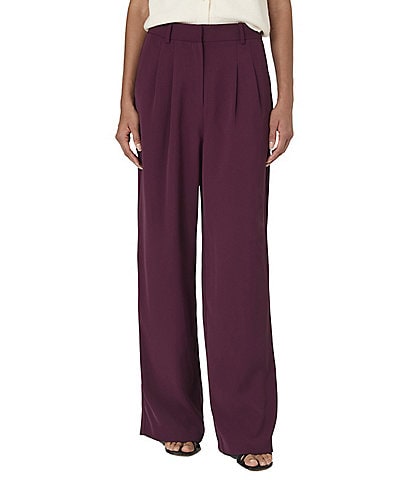 French Connection Harry Suiting High Waisted Coordinating Wide Leg Pants